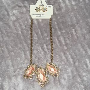 Brand New Statement necklace + matching earrings